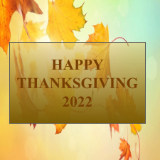 Happy Thanksgiving 2022