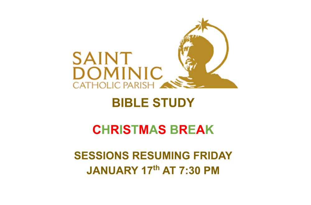 SD Bible Study Christmas Break Dec 2024