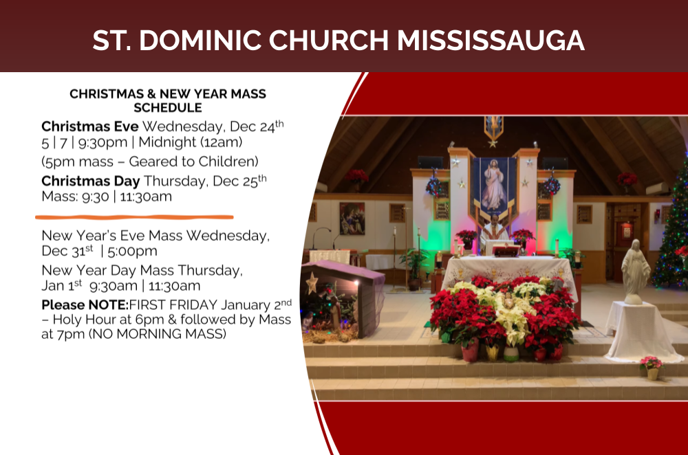 SD Christmas New Year Schedule 2025 2026