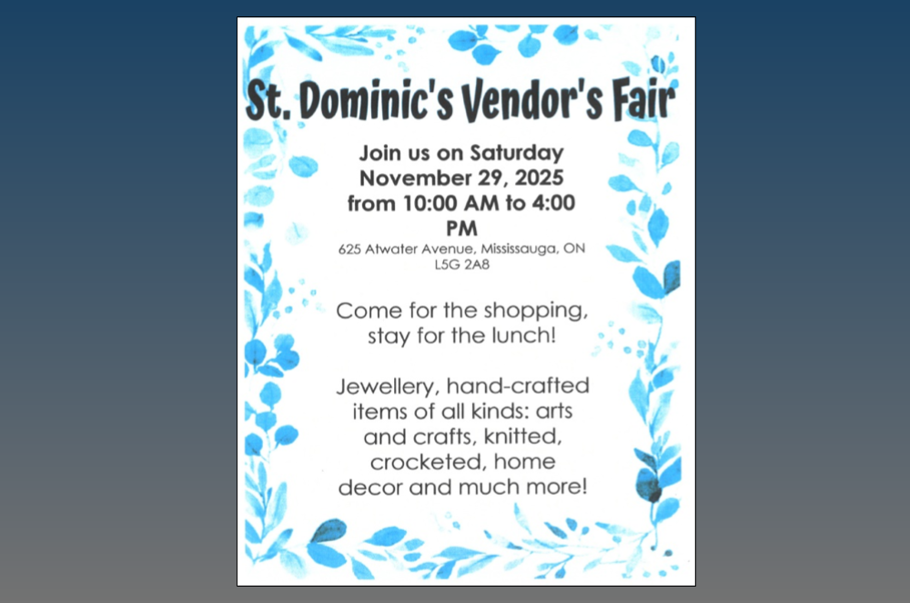 SD Vendor's Fair November 29, 2025